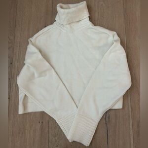 Zara Cream Turtleneck Sweater